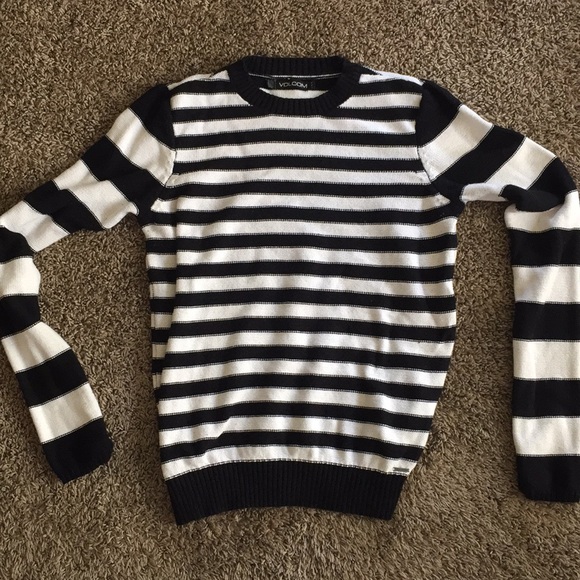 volcom striped sweater